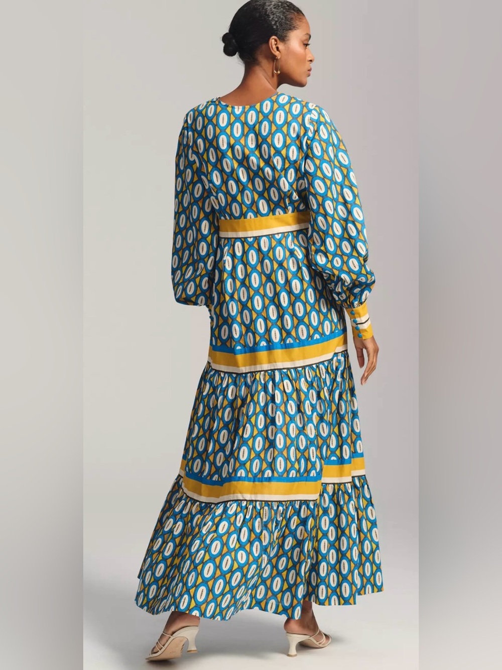 Anthropologie Hope for Flowers by Tracy Reese Tiered Robe Dress - Picture 2 of 6